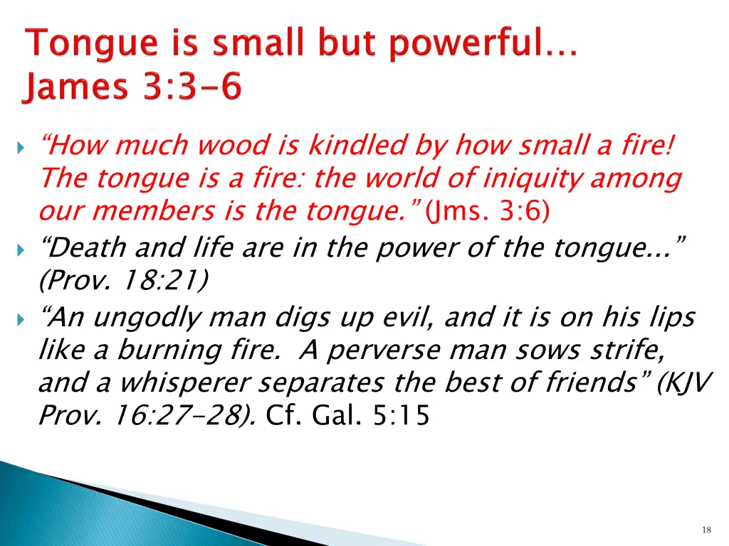 how much wood is kindled by how small a fire