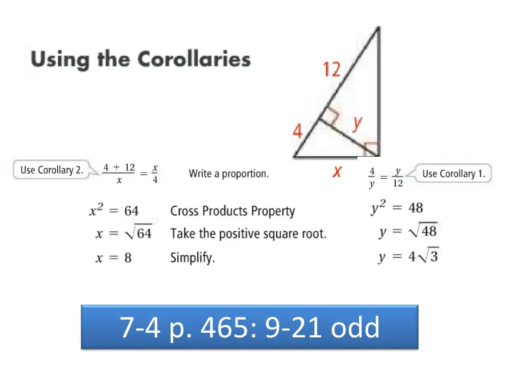 7 4 p 465 9 21 odd