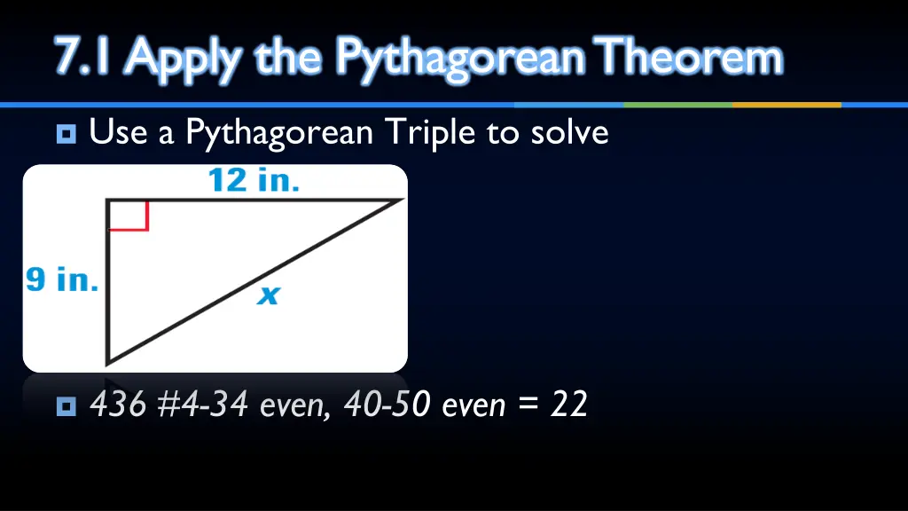 7 1 apply the pythagorean theorem 4