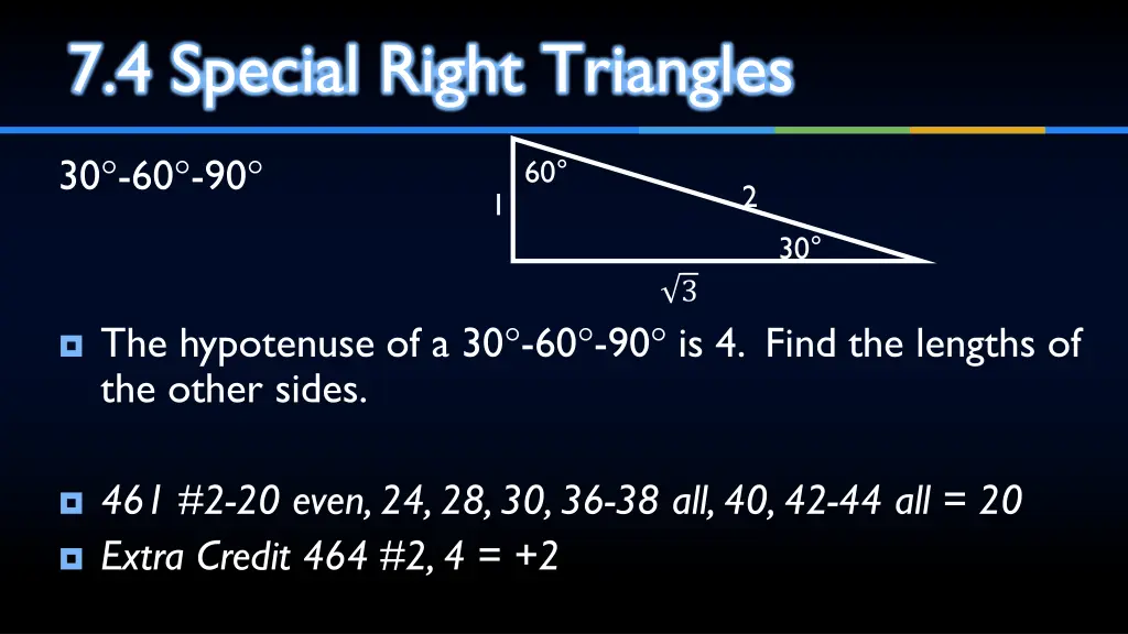 7 4 special right triangles 2
