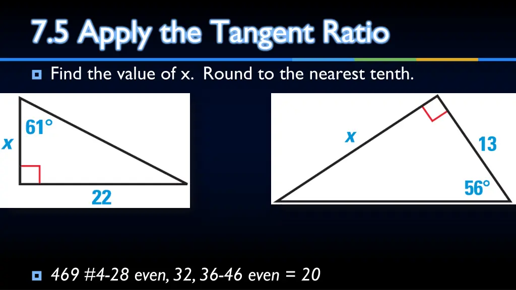 7 5 apply the tangent ratio 3
