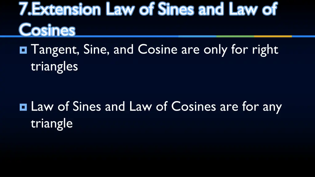 7 extension law of sines and law of cosines