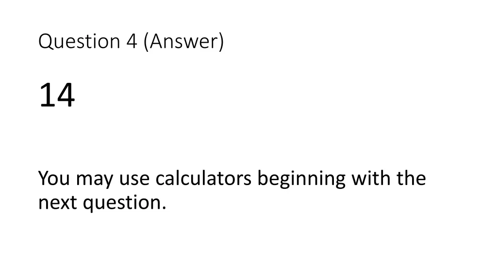 question 4 answer