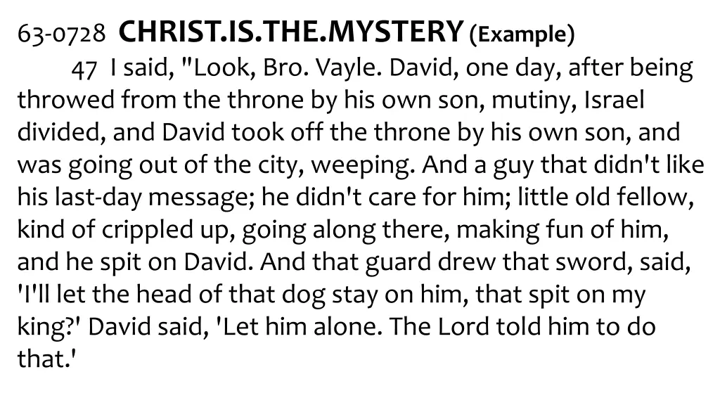 63 0728 christ is the mystery example 47 i said