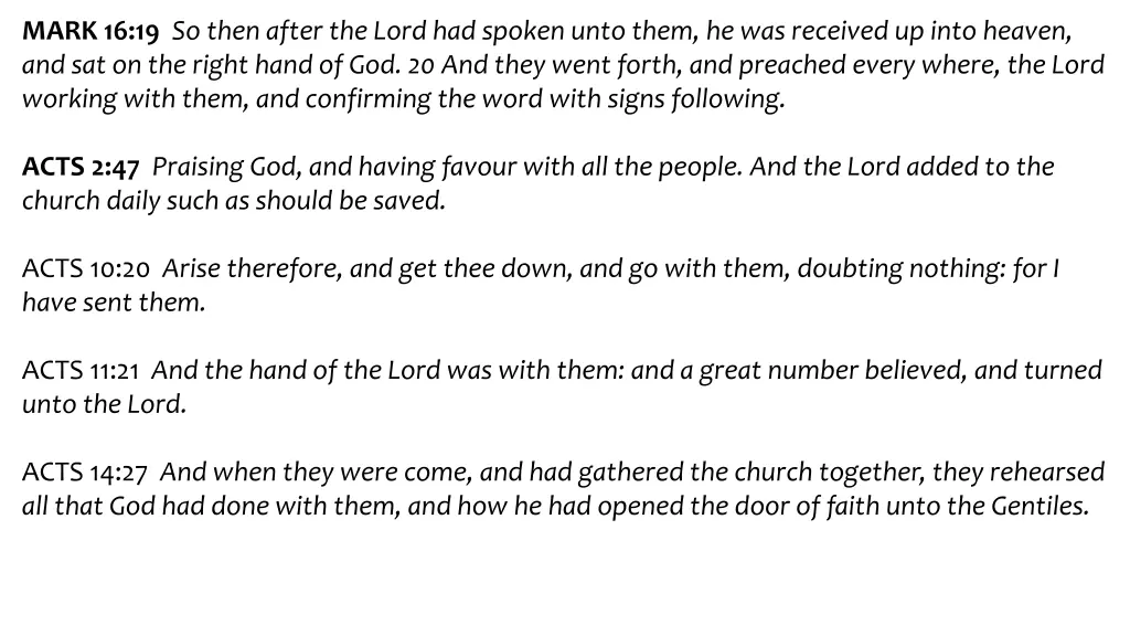 mark 16 19 so then after the lord had spoken unto