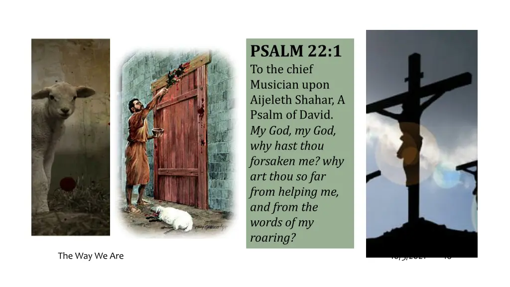 psalm 22 1 to the chief musician upon aijeleth 1