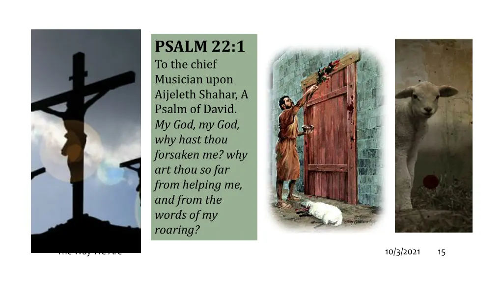 psalm 22 1 to the chief musician upon aijeleth