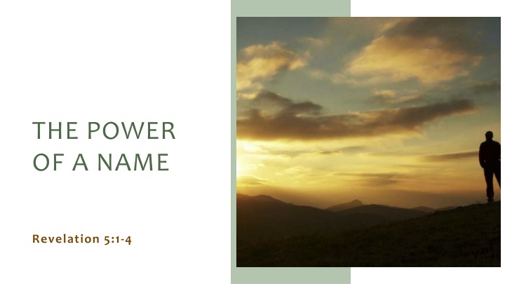 the power of a name