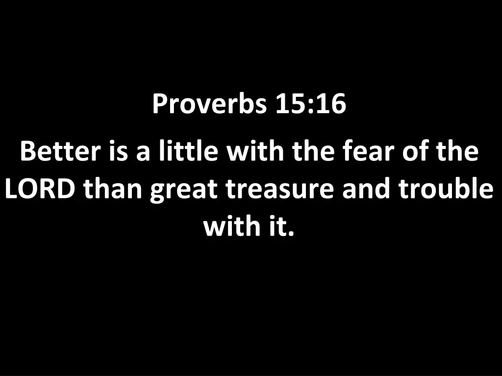proverbs 15 16