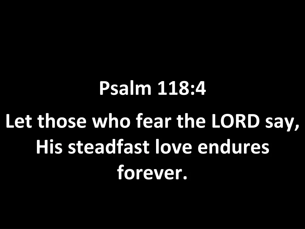 psalm 118 4