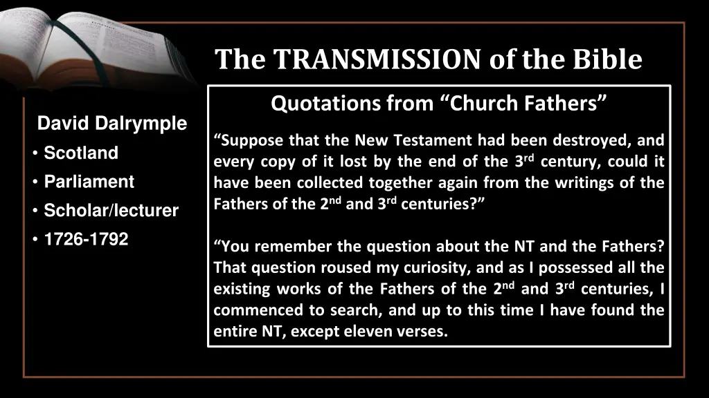 the transmission of the bible 5