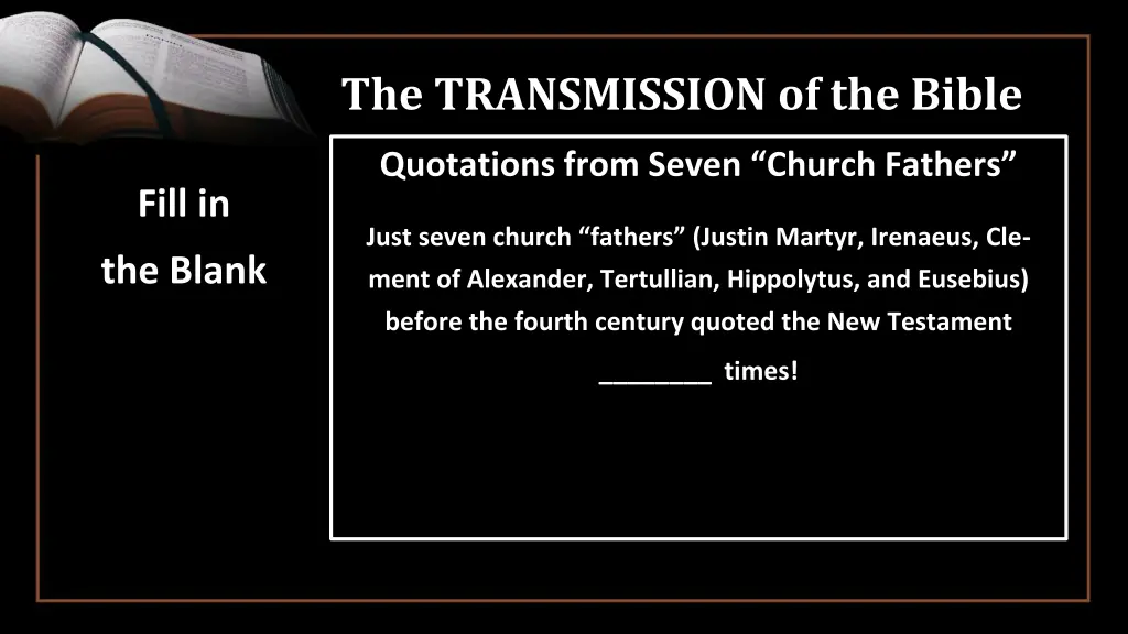 the transmission of the bible 6