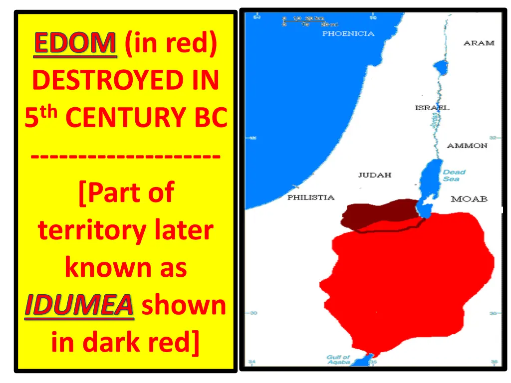 edom in red destroyed in 5 th century bc part