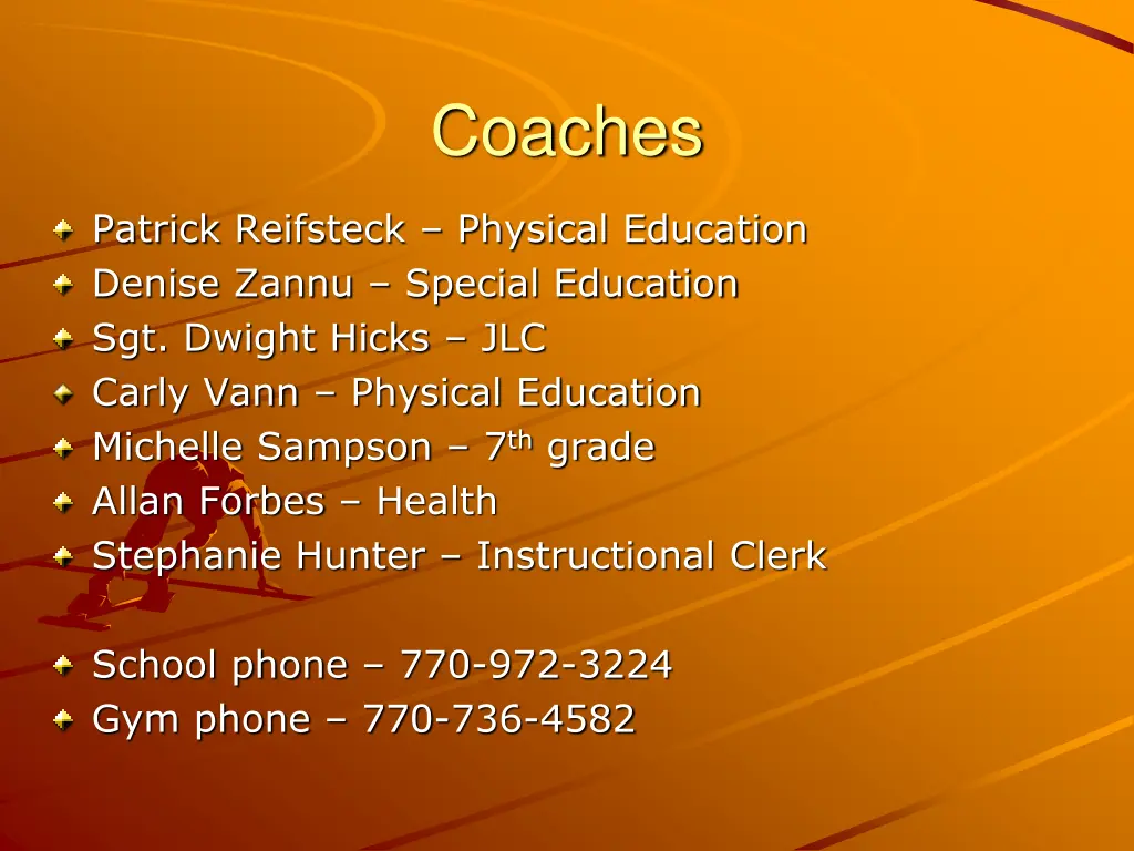 coaches