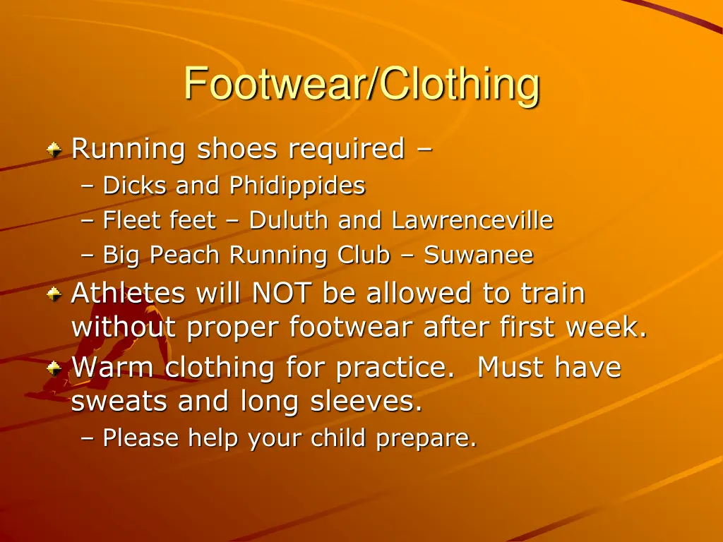 footwear clothing
