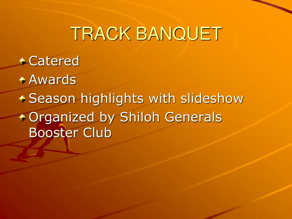 track banquet