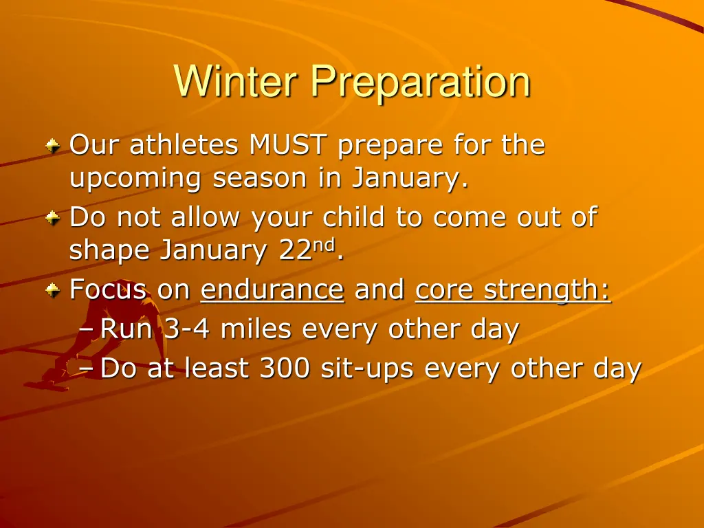 winter preparation