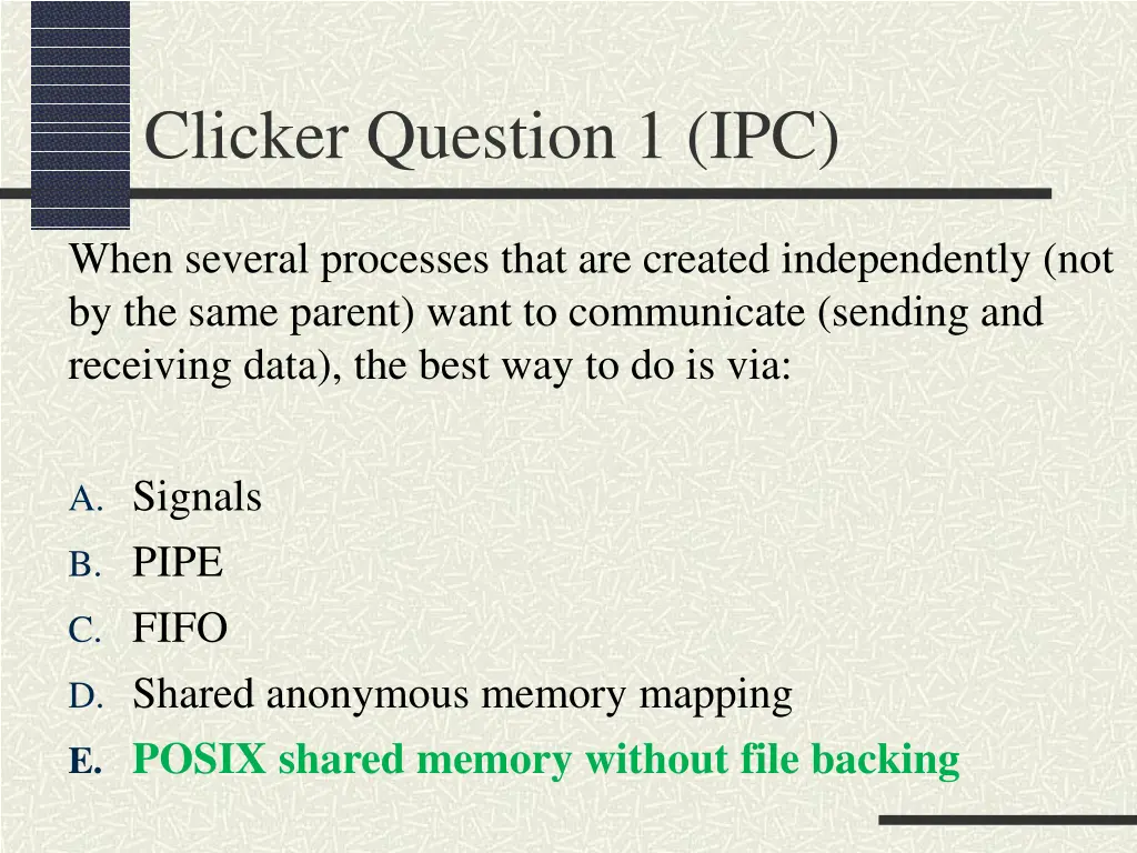 clicker question 1 ipc