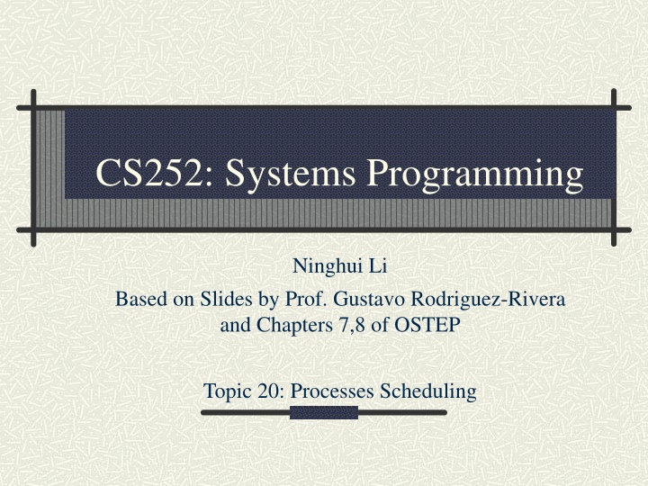 cs252 systems programming