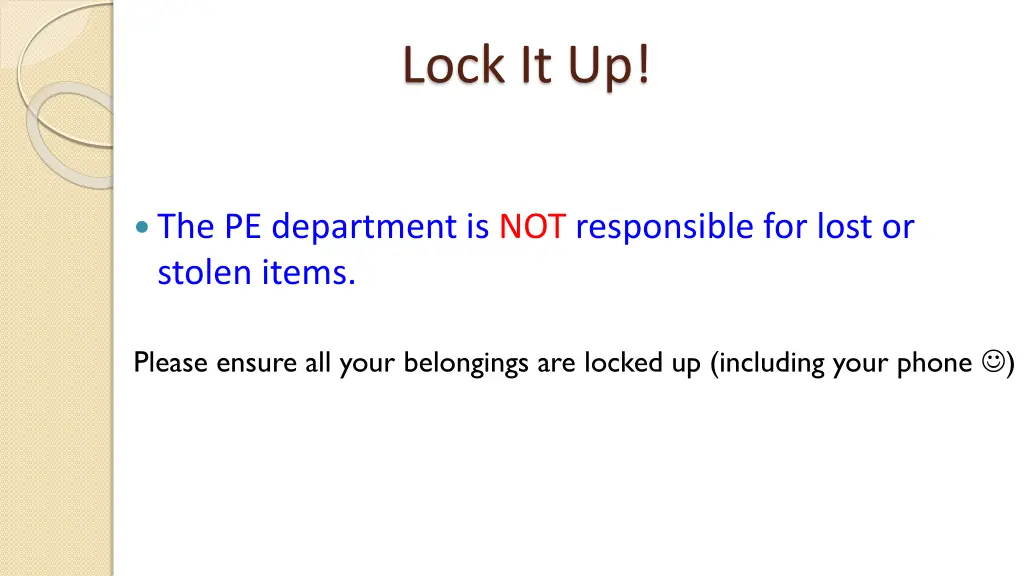 lock it up