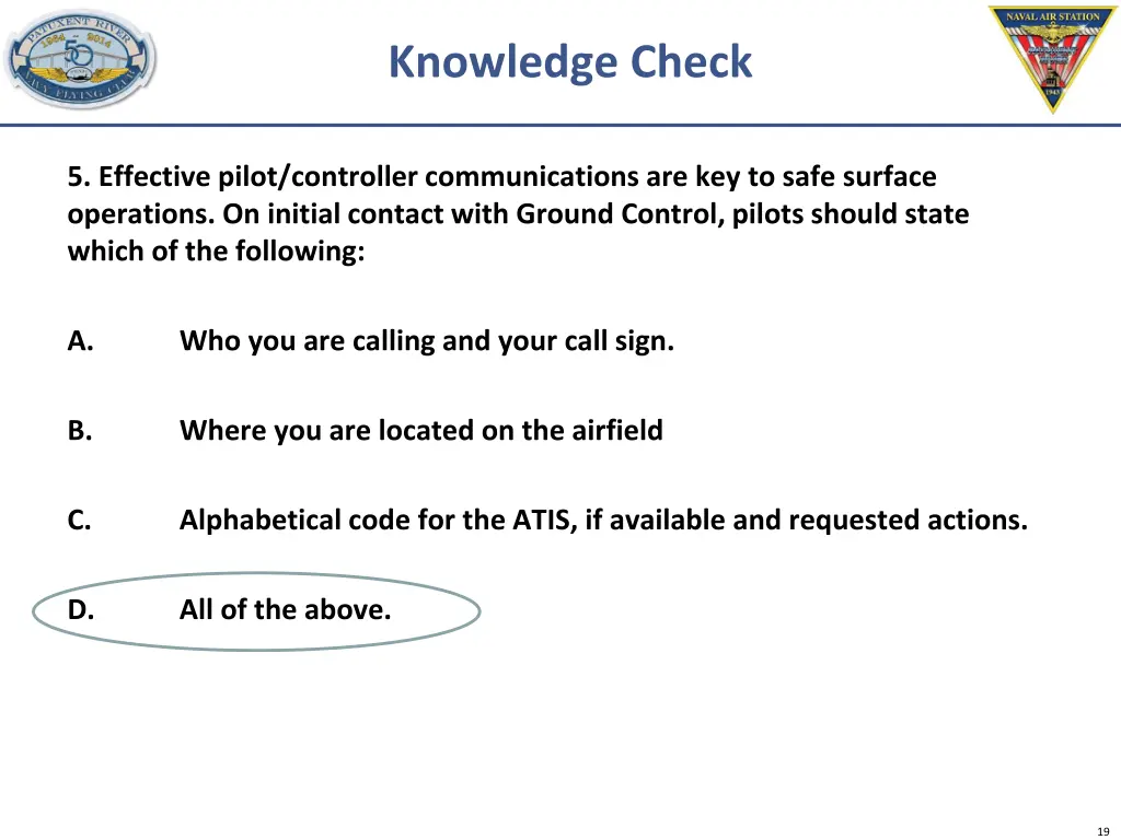 knowledge check 4