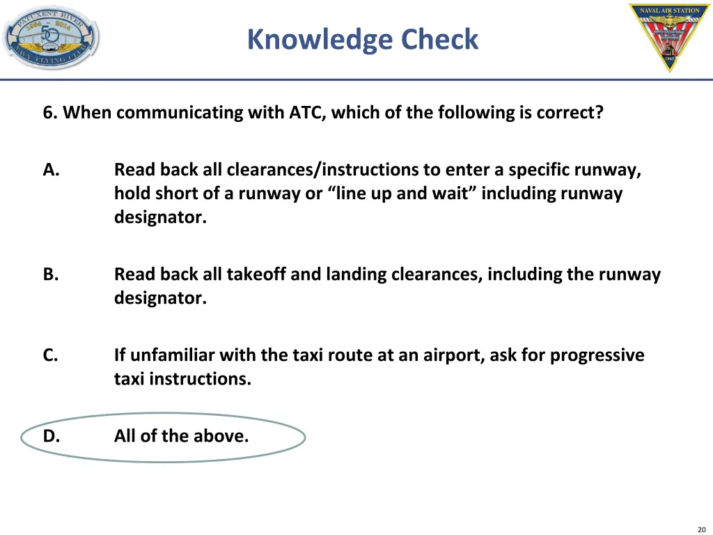 knowledge check 5