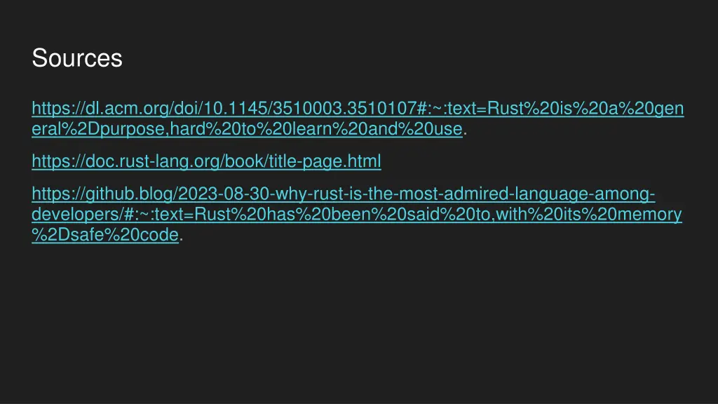 sources