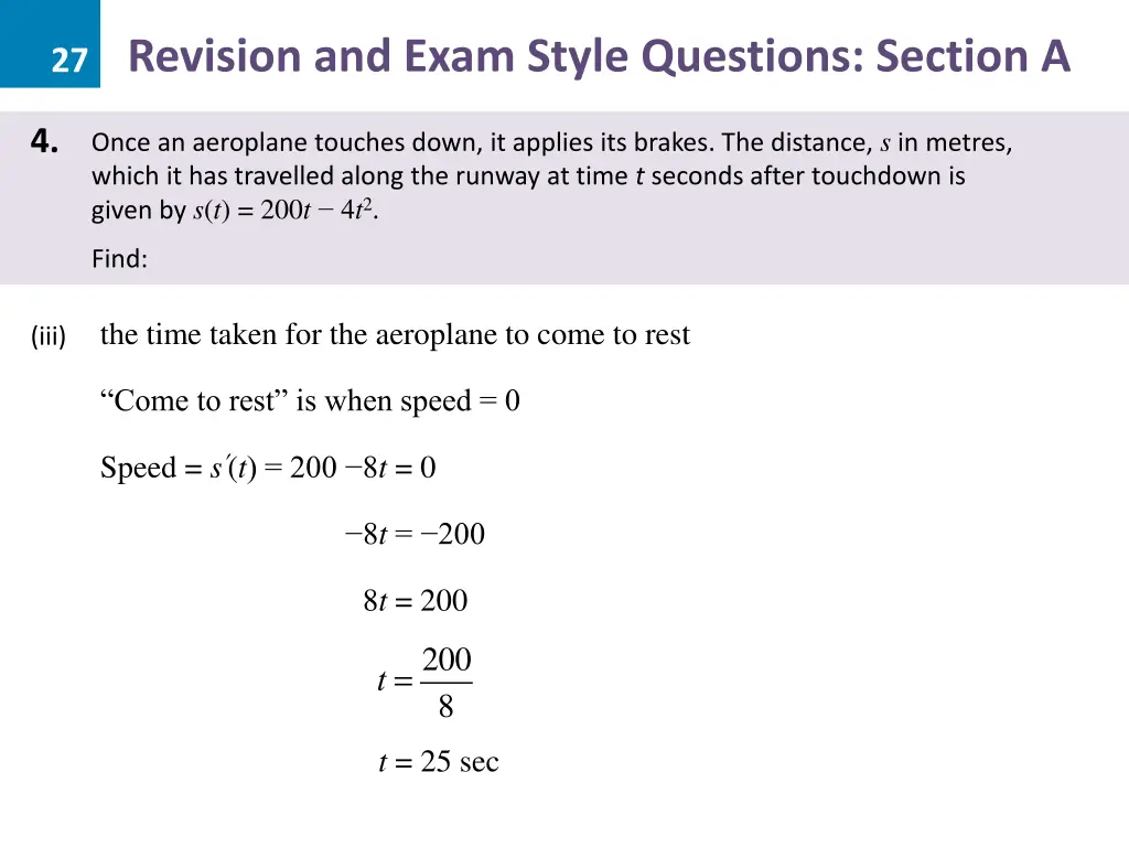 27 revision and exam style questions section a 14