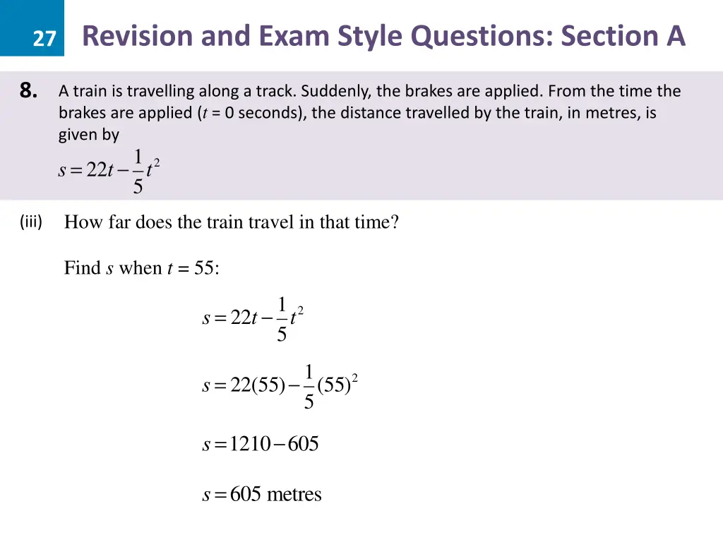 27 revision and exam style questions section a 23