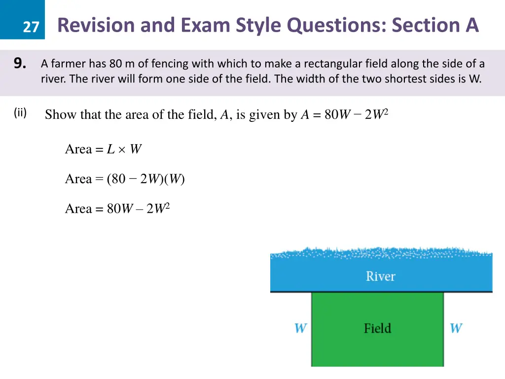 27 revision and exam style questions section a 26