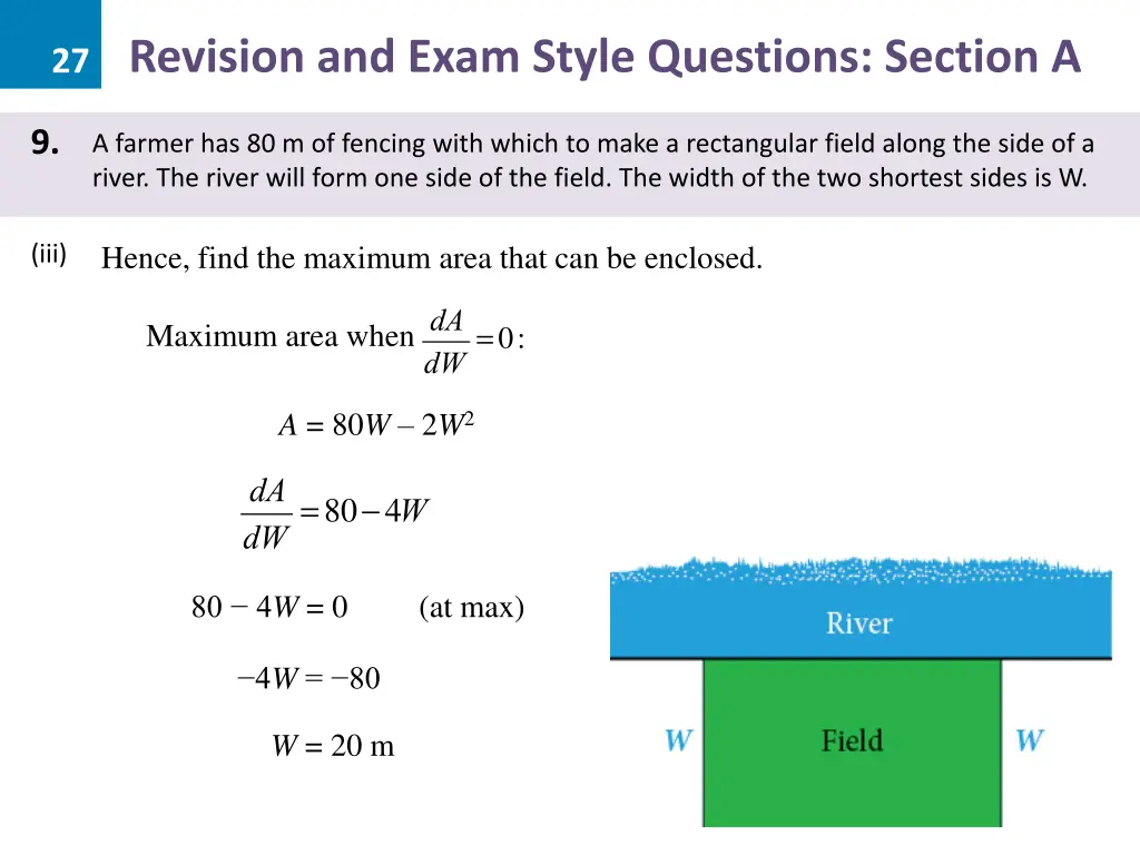 27 revision and exam style questions section a 27