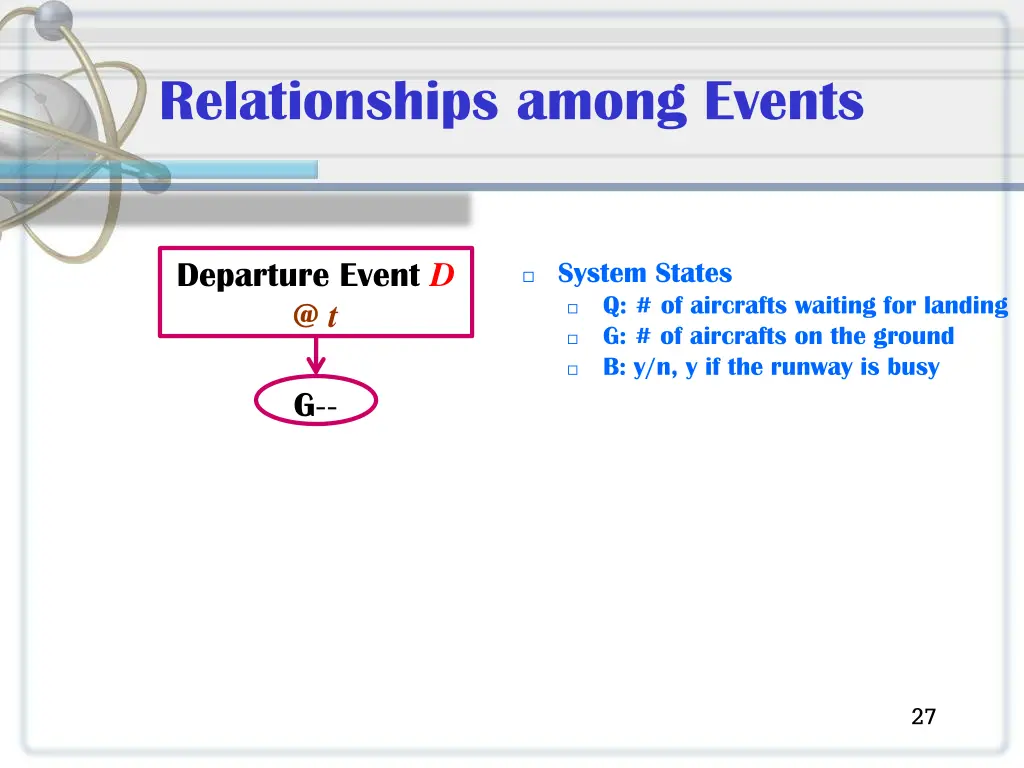 relationships among events 2