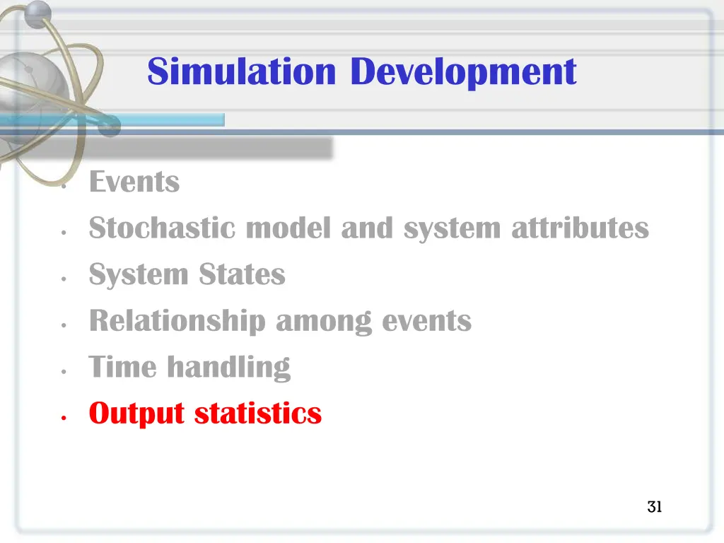 simulation development 4
