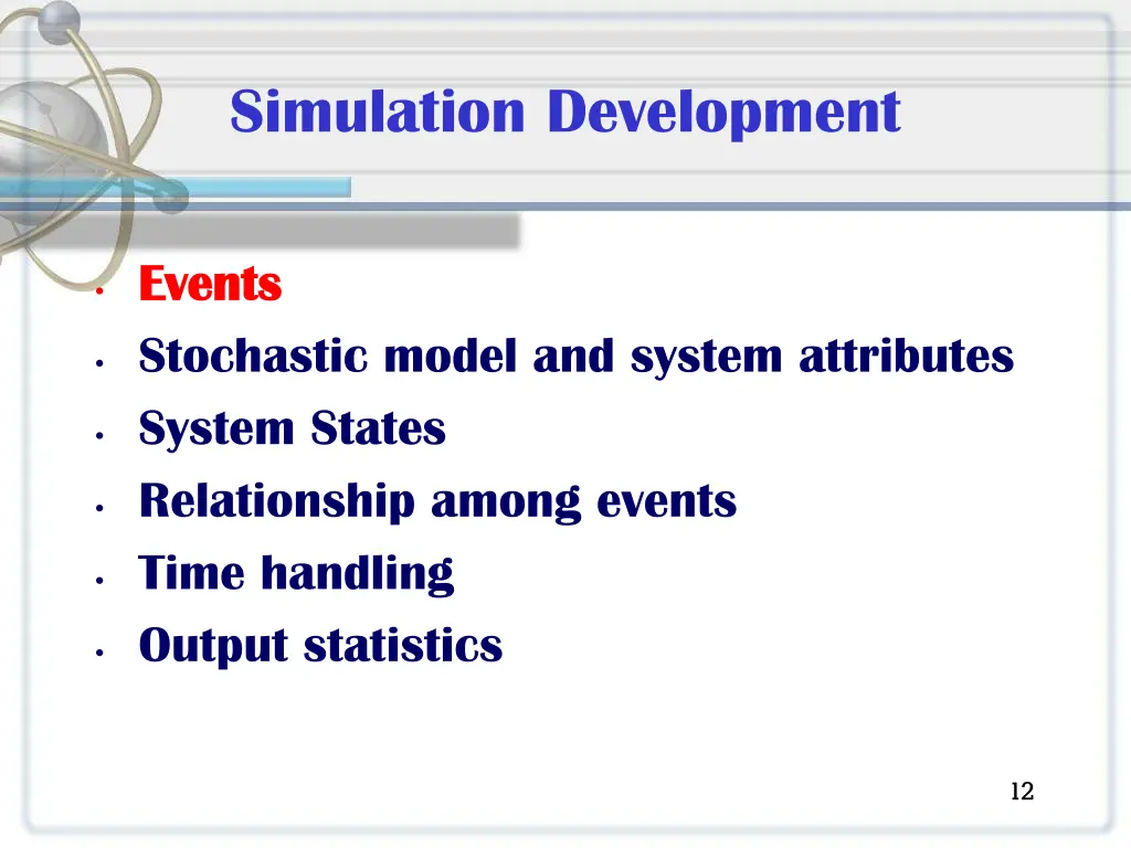 simulation development
