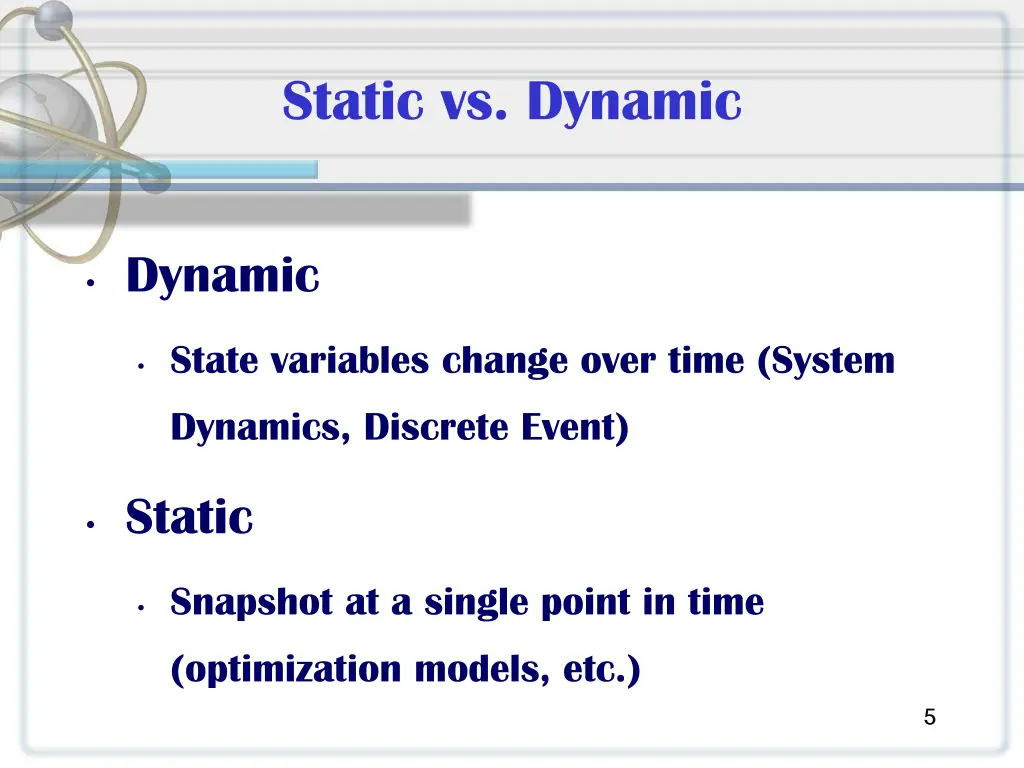 static vs dynamic