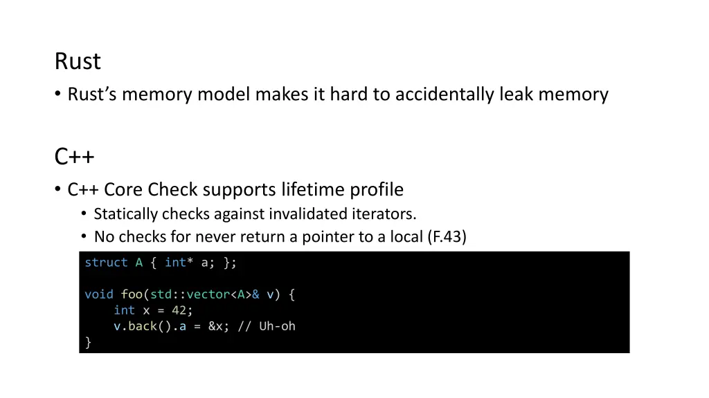 rust rust s memory model makes it hard