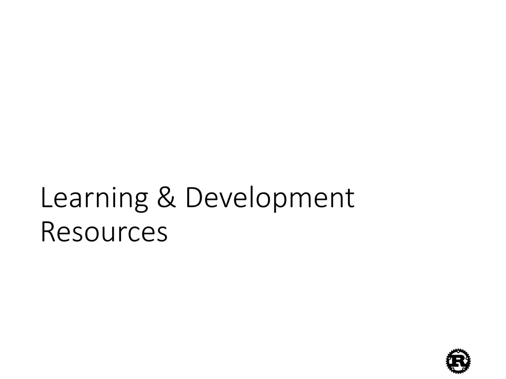 learning development resources
