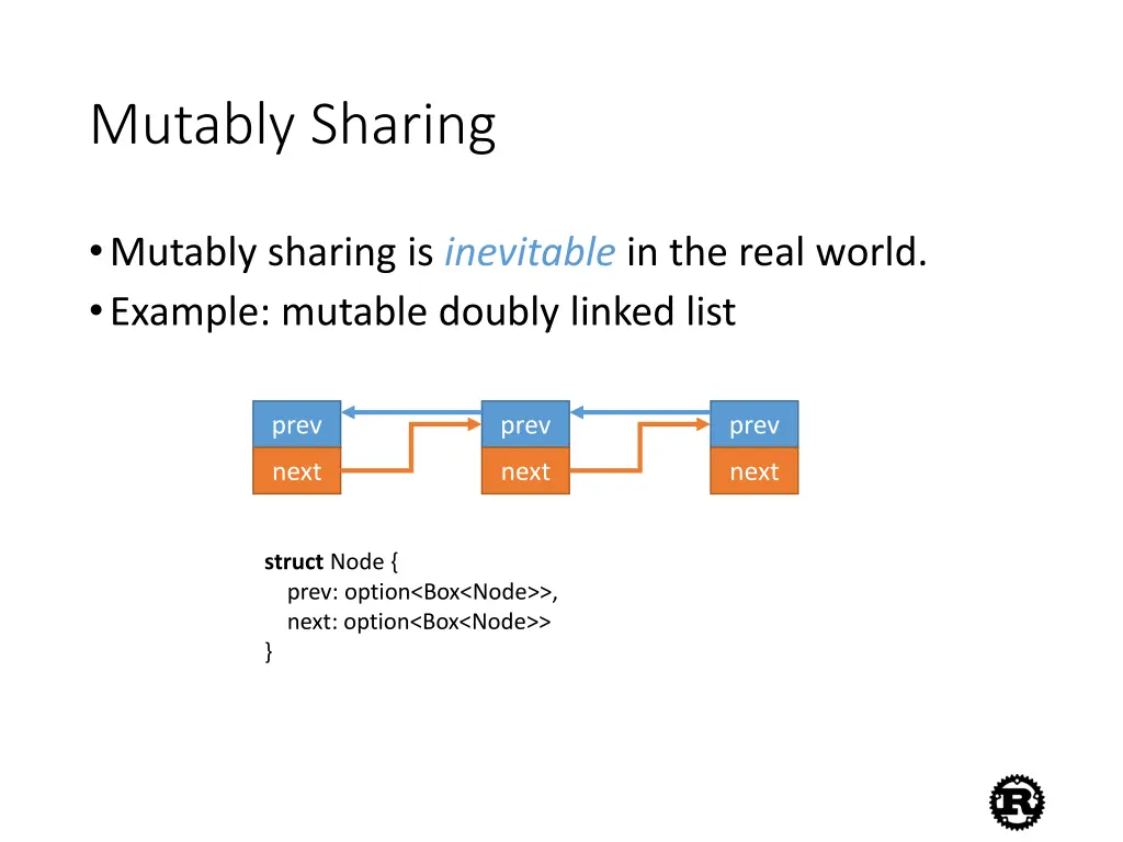 mutably sharing