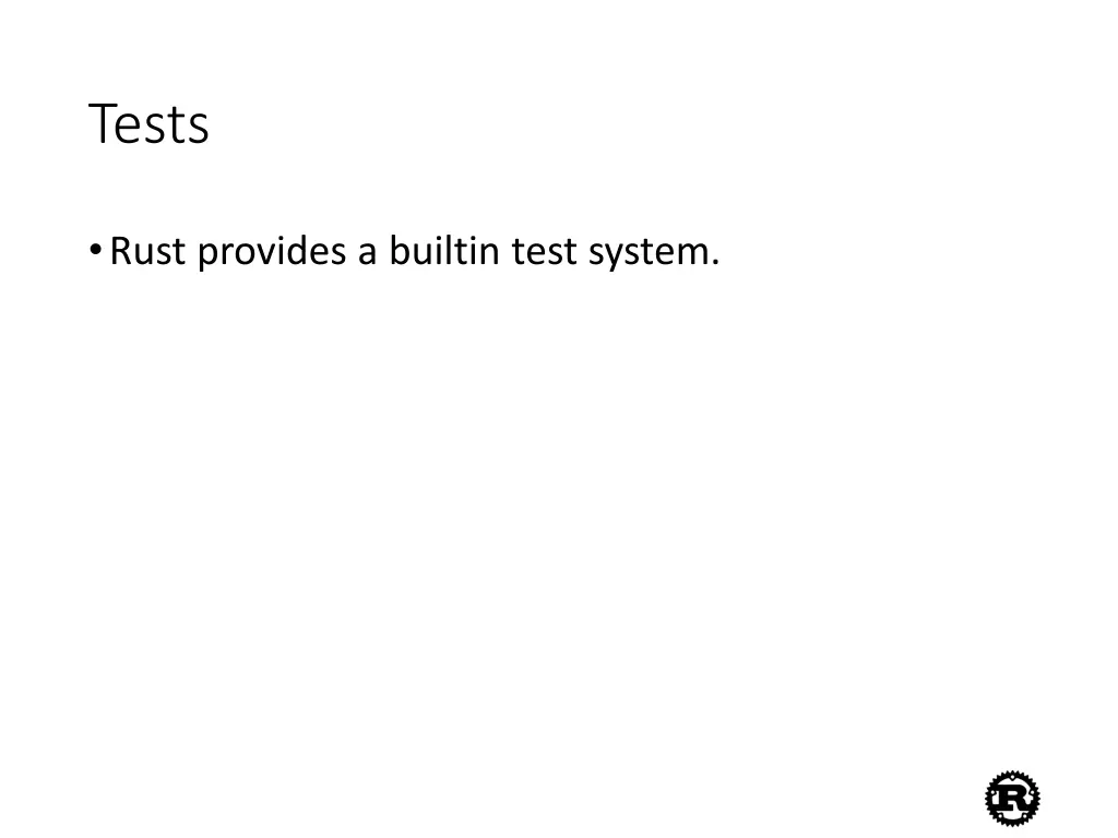 tests