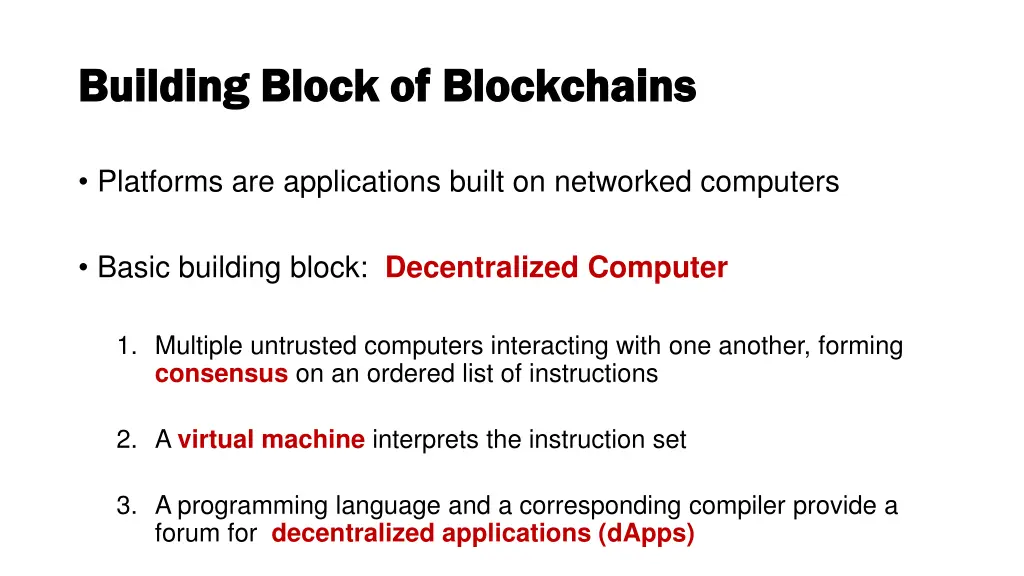 building block of blockchains building block