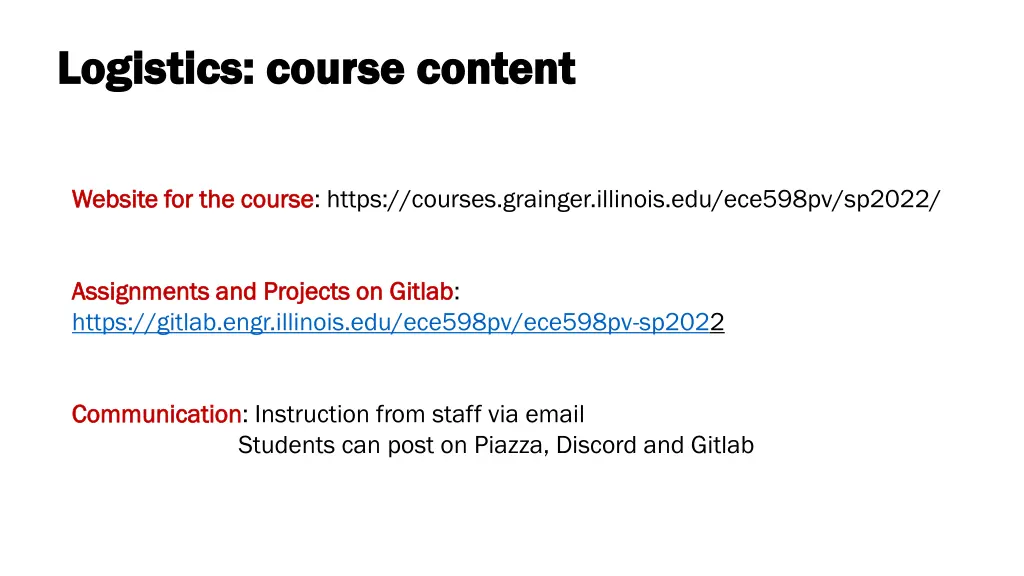 logistics course content logistics course content
