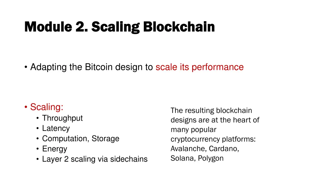 module 2 scaling blockchain module 2 scaling