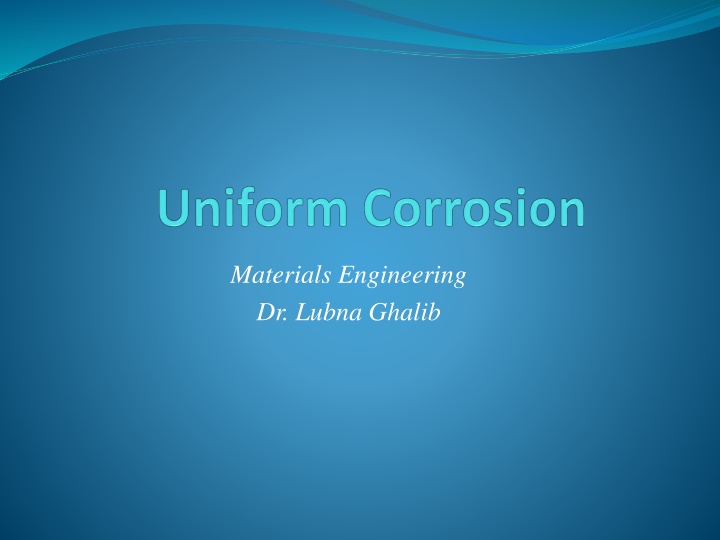 materials engineering dr lubna ghalib