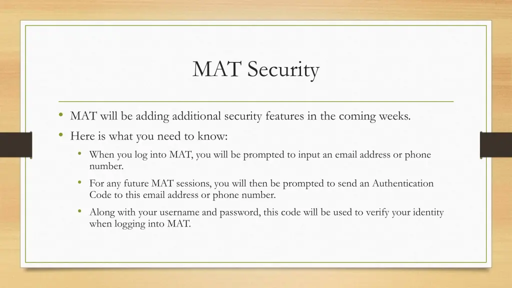 mat security