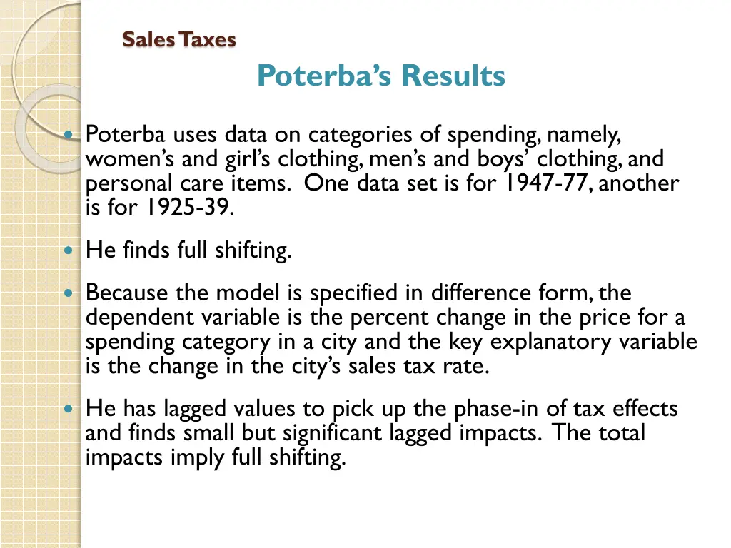 sales taxes 27