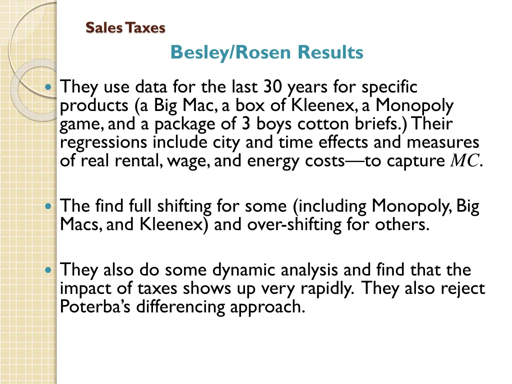 sales taxes 29