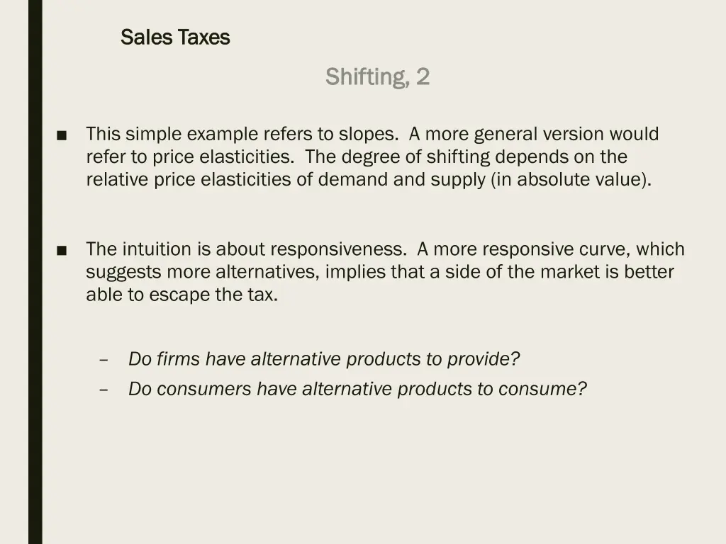 sales taxes sales taxes 11