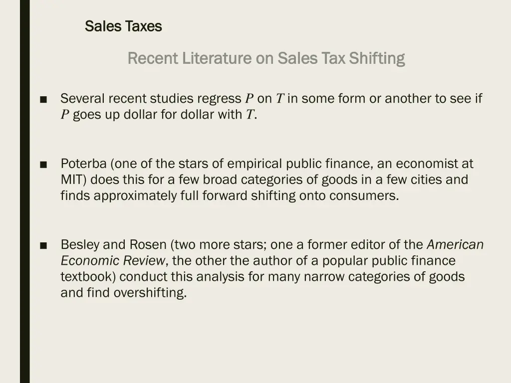 sales taxes sales taxes 25