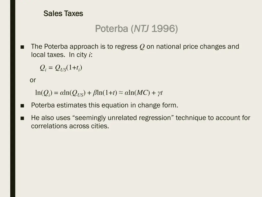 sales taxes sales taxes 27