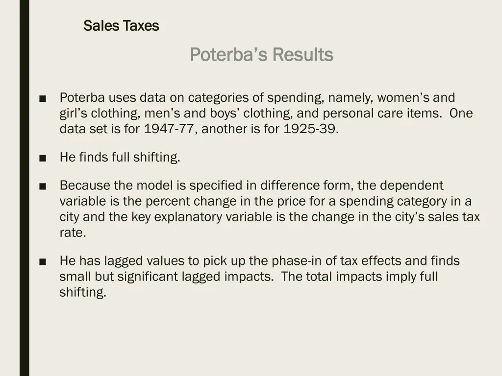 sales taxes sales taxes 29